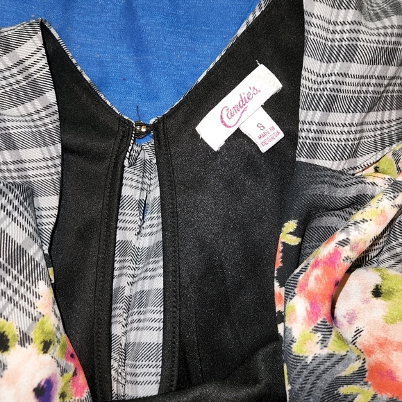 Small Candies floral and plad dress - Picture 3 of 4